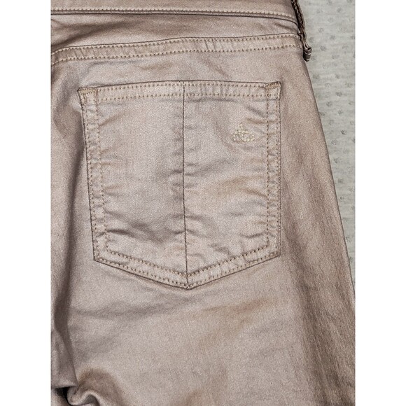 Rag & Bone Rose Metallic Coated Stretch Legging Skinny Jeans Tag 27 Fits 28x27 - Picture 7 of 16